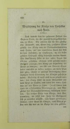11. Wegfuehrung des Koenigs von Versailles nach Paris