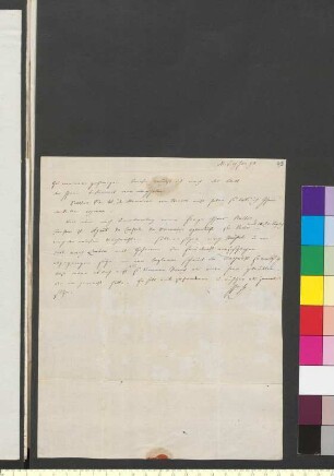 Brief von Soemmerring, Samuel Thomas an Goethe, Johann Wolfgang von