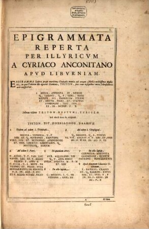 Epigrammata Reperta Per Illyricum