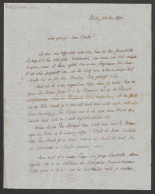 Brief an Bernhard Scholz : 24.01.1900