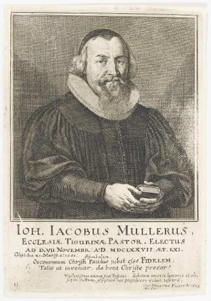 Bildnis des Ioh. Iacobus Müllerus