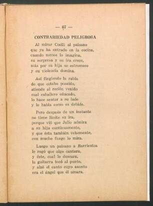 Contrariedad peligrosa