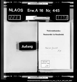 Memoriale wegen der Rheda'schen Grenzstreitigkeiten (18. Jh.)