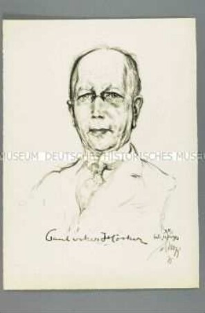 Bildnis des Schriftstellers Paul Oskar Höcker (1)