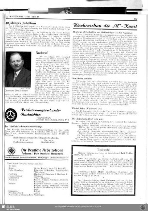 Nachruf : Nachruf, Otto Schneider