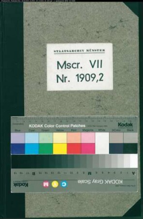 Originale und Abschriften über die Gogerichte Bakenfeld, Meest und Telgte, gesammelt von Joseph Niesert