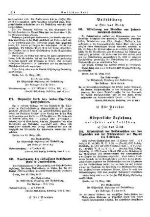 Anerkennung der einklassigen Landfrauenschule in Oranienbaum : [Erziehung] ; [Für das Reich] ; [Amtliche Erlasse] ; [Amtlicher Teil]