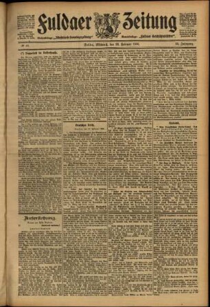 Ausgabe vom Mittwoch, den 28. Februar 1906.
