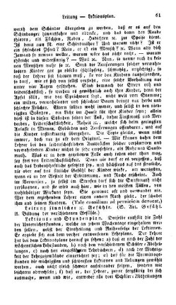 Lektions- und Stundenplan