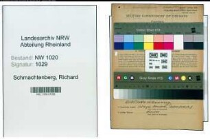 Entnazifizierung Richard Schmachtenberg , geb. 17.06.1904 (Arbeiter)