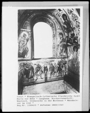 Kreuzigung Christi mit Heiligen