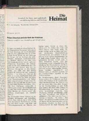 Nr. 2. 83. Jahrgang. Neumünster, Feruar 1976.