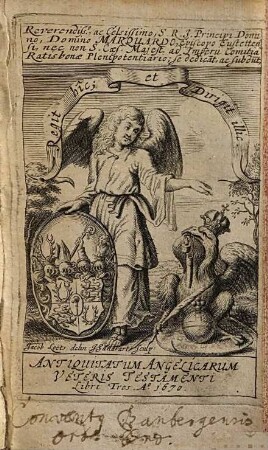 Antiquitatum Angelicarum Veteris Testamenti Libri Tres