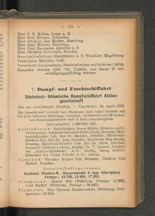 Sächsisch-Böhmische Dampfschiffahrt Aktien-gesellschaft