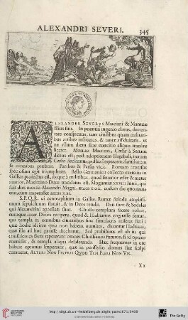 Numismata Alexandri Severi