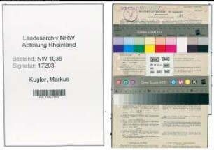 Entnazifizierung Markus Kugler , geb. 25.04.1902 (Steiger)