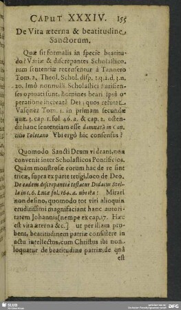 Caput XXXIV. De Vita aeterna & beatitudine Sanctorum