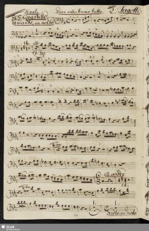505. Finale/Quartetto: Dove vado tremo tutta / Anfossi, P.