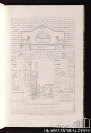 Pl. 1. Vue De La Porte Du Vieux Palais Et De La Place Du Duc A Florence.
