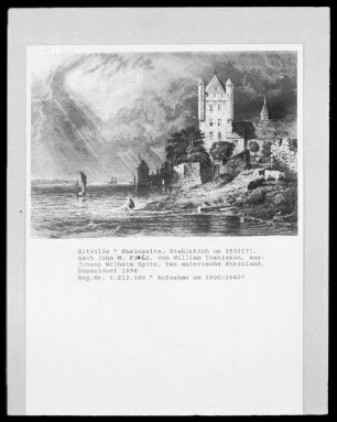 Ansicht der Ehemaligen Burg der Mainzer Erzbischöfe in Eltville am Rhein