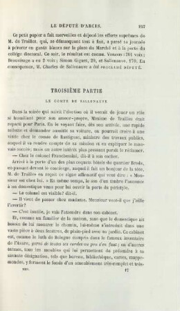 Troisième partie. Le comte de Sallenauve