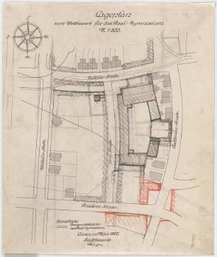 Grund, Peter; Lünen; Real-Gymnasium - Lageplan
