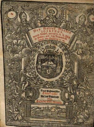 Neuer Passauerischer Schreibkalender auf das J. ..., 1784