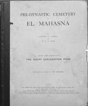 Pre-dynastic cemetery at El Mahasna