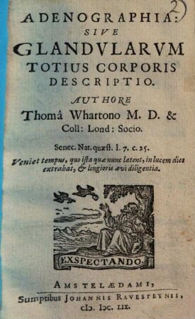 Adenographia : Sive Glandvlarvm Totius Corporis Descriptio