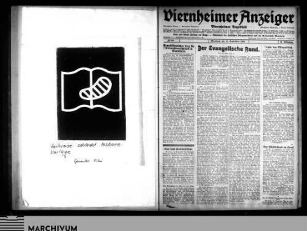 Viernheimer Anzeiger : Viernheimer Zeitung : Viernheimer Tageblatt : Viernheimer Nachrichten : Viernheimer Bürger-Ztg. : Viernh. Volksblatt