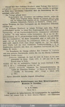 Paläontologische Mittheilungen aus dem Mineralogischen Museum in Dresden