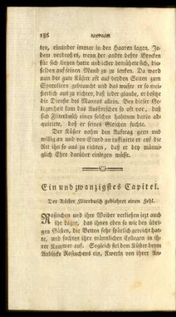 Ein und zwanzigstes Capitel. - Neun und zwanzigstes Capitel.