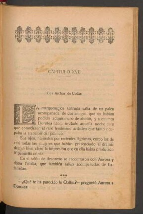 Capítulo XVII - Las luchas de Colás