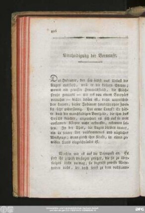 Vertheidigung der Vernunft.