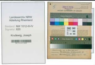 Entnazifizierung Joseph Krudewig , geb. 01.05.1897 (Zahnarzt)