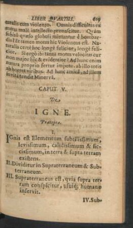 Caput V. De Igne.
