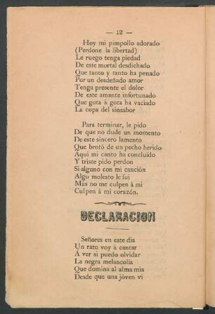 Declaración