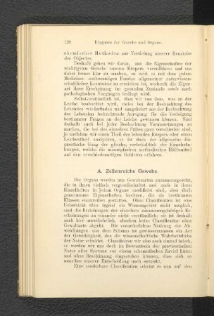 A. Zellenreiche Gewebe.