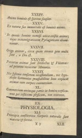 Ex Physiologia