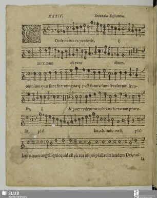 XXXIV. Corde natus ex parentis