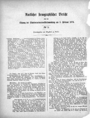 No. 5, 3. Februar 1876