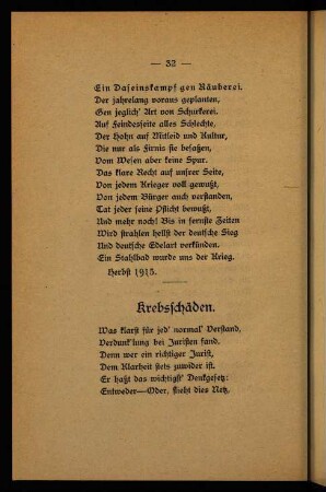 32-37, Krebsschäden