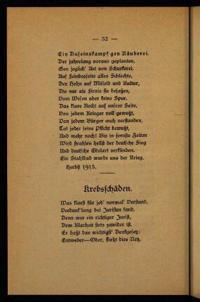 32-37, Krebsschäden
