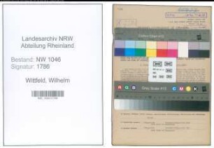 Entnazifizierung Wilhelm Wittfeld , geb. 23.03.1897 (Schlosser)