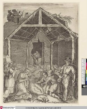 [Die Anbetung der Hirten; The Adoration of the Shepherds; L'Adoration des Bergers; Lukas 2, 15-20]