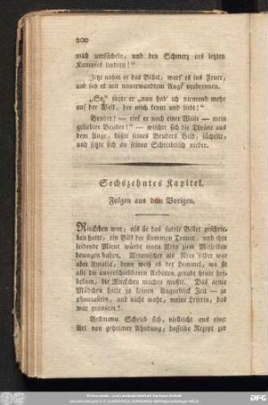 Sechszehntes Kapitel. Folgen aus dem Vorigen.