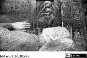 Grabmal des Giovanni (Jean) Cossa, Liegefigur des Verstorbenen