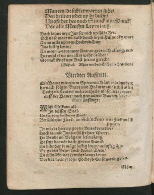 Vierdter Aufftritt
