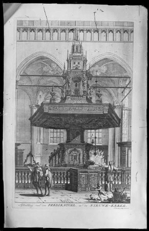 Predigtstuhl in der Nieuwe Kerk in Amsterdam