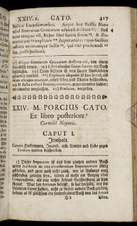XXIV. M. Porcius cato.